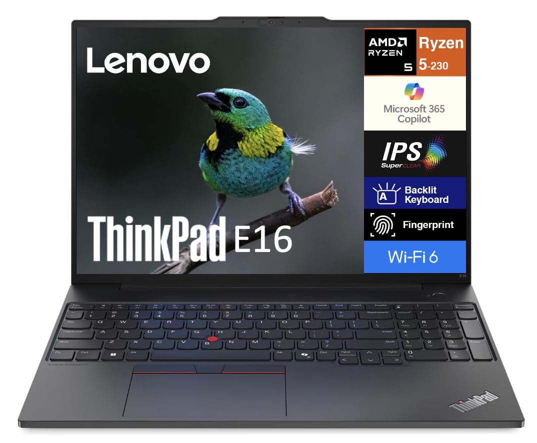 【ほぼ新品】ThinkPad E16 Gen 2 AMD/ウィルスソフト付き Amazon.com: Lenovo Thinkpad E16 Gen 2 Business Laptop 16.0